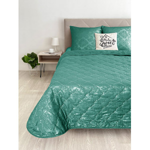 Набор для сна с одеялом КМ-008 изумруд-изумруд