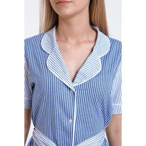 Халат-рубашка женский "Академия Джинсы" 157721 кулирка карде (р-ры: 44-52) джинса
