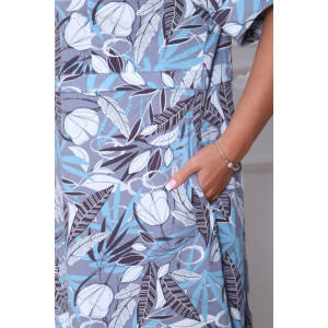 Платье женское П-461гиг кулирка (р-ры: 60-70) аквамариновый