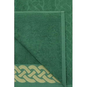 Полотенце махровое "Афродита" зеленый