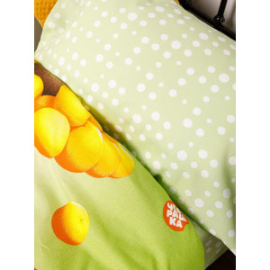 Детское постельное белье поплин "Апельсиновый рай"