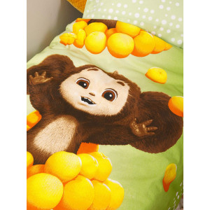 Детское постельное белье поплин "Апельсиновый рай"
