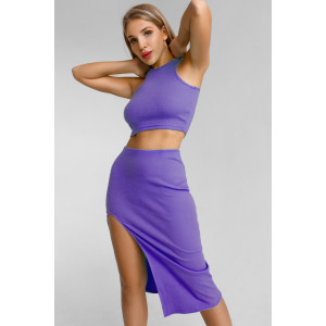 Платье женское П 304-16 кашкорсе (р-ры: 40-50) фиолетовый