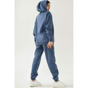 Костюм двойка женский "Азарт" футер с начесом (последний размер) синий 52,54