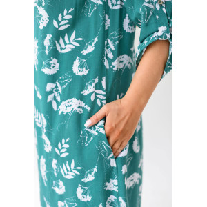 Платье женское "Тропиканка" штапель (р-ры: 44-58) фисташковый