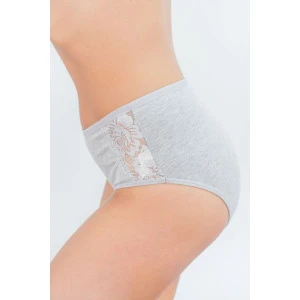 Трусы женские TS0107 хлопок+эластан (р-ры: L-2XL) серый Трусы женские TS0107 хлопок+эластан (р-ры: L-2XL) серый