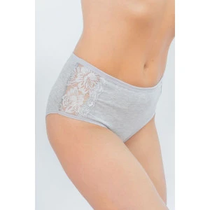 Трусы женские TS0107 хлопок+эластан (р-ры: L-2XL) серый Трусы женские TS0107 хлопок+эластан (р-ры: L-2XL) серый