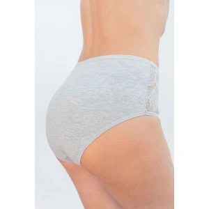 Трусы женские TS0107 хлопок+эластан (р-ры: L-2XL) серый Трусы женские TS0107 хлопок+эластан (р-ры: L-2XL) серый