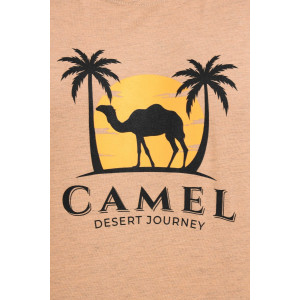 Футболка мужская "Camel" кулирка (р-ры: 48-54) бежевый