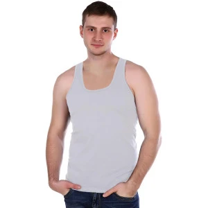 Мужская майка "Спорт" хлопок (р-ры: S-3XL) серый