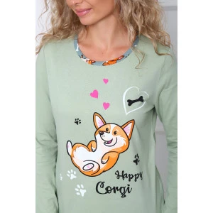 Костюм двойка женский "Корги Плюс" кулирка (р-ры: 44-54) олива Костюм двойка женский "Корги Плюс" кулирка (р-ры: 44-54) олива