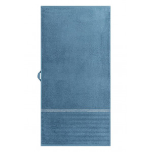 Полотенце махровое "Porto" серо-синий