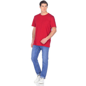 Мужская футболка "Гарант 069" хлопок (р-ры: S-3XL) красный