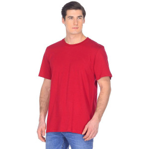 Мужская футболка "Гарант 069" хлопок (р-ры: S-3XL) красный