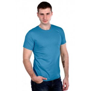 Мужская футболка "Гарант 068" хлопок (р-ры: S-3XL) синий