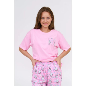 Костюм двойка женский "Бетси" 1220-1 трикотаж (р-ры: 42-56) заяц