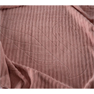 Полотенце махровое COTTON SOFT TOUCH пепельно-розовый