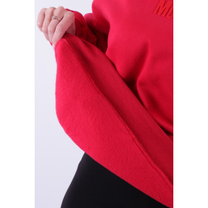 Худи женское GL833 футер 3-х нитка (р-ры: one size) красный