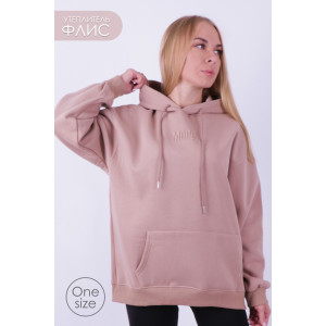 Худи женское GL833 футер 3-х нитка (р-ры: one size) бежевый