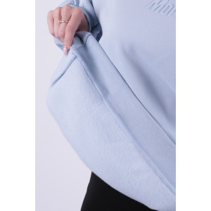 Худи женское GL833 футер 3-х нитка (р-ры: one size) голубой