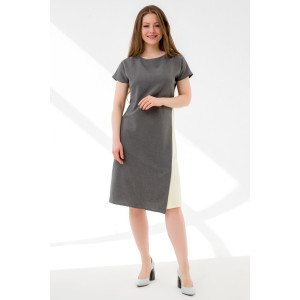 Платье женское ODIS-П460ГР трикотаж (р-ры: 44-56) темно-серый