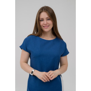 Платье женское ODIS-П460СИ трикотаж (р-ры: 44-56) синий