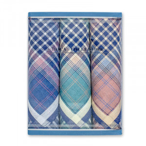 Мужские носовые платки "Etnica Collection" Пд34 в подарочной коробке - 3 шт. (последний размер)