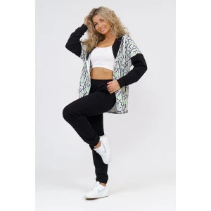 Костюм двойка женский 919 футер с лайкрой пенье (р-ры: 48-62) черный буквы зеленый Костюм двойка женский 919 футер с лайкрой пенье (р-ры: 48-62) черный буквы зеленый