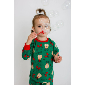 Пижама детская "Сплюша-2" кулирка (р-ры: 86-116) зеленый