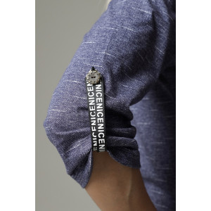 Платье женское П127 кулирка (последний размер) синий лен 54,62 Платье женское П127 кулирка (последний размер) синий лен 54,62