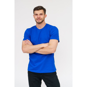 Футболка мужская Фм-04 кулирка (последний размер) васильковый 58 Футболка мужская Фм-04 кулирка (последний размер) васильковый 58