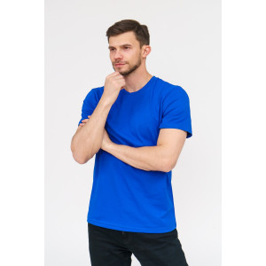 Футболка мужская Фм-04 кулирка (последний размер) васильковый 58 Футболка мужская Фм-04 кулирка (последний размер) васильковый 58