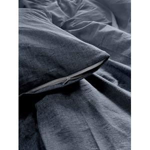 Постельное белье вареный хлопок ХВ-008 джинсовый меланж