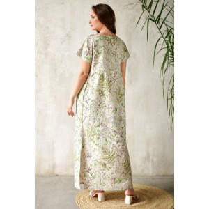 Платье женское 1921-П-л "Кострома 2" полулён (последний размер) светло-желтый 46,48,56 Платье женское 1921-П-л "Кострома 2" полулён (последний размер) светло-желтый 46,48,56