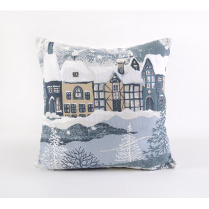 Подушка декоративная рогожка "Тихий вечер" Подушка декоративная рогожка "Тихий вечер"