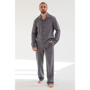 Пижама мужская "Мистер Твистер" 2155-К трикотаж (р-ры: 48-58) графит