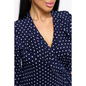 Халат-пеньюар женский "Нефертити" масло (р-ры: 46-60) горох