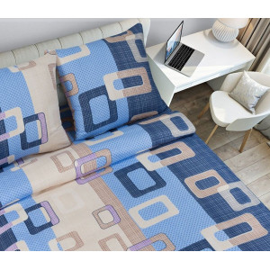 Постельное белье "Эко" бязь "Квадро"