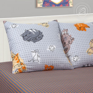 Постельное белье бязь "Котовасия"