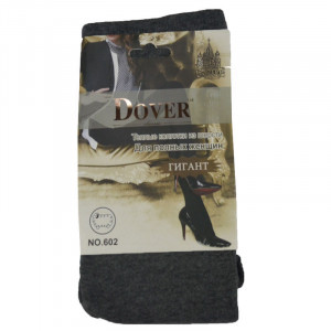 Колготки женские теплые шерстяные гигант "Dover" №60-602 темно-серый