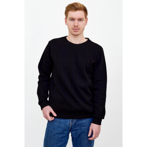 Толстовка мужская 8985 футер 2-х нитка (последний размер) черный 50