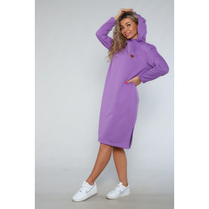 Платье женское "Китти" Р-5253 интерсофт (р-ры: 42-56) фиолетовый