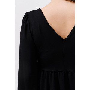 Платье женское №7355 вискоза пенье (р-ры: 42-52) черный