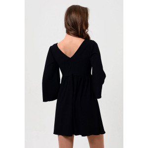 Платье женское №7355 вискоза пенье (р-ры: 42-52) черный