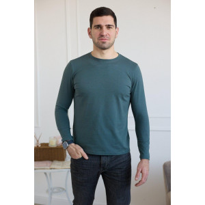 Футболка мужская "Ленар Х" кулирка+фулайкра (р-ры: 44-58) хаки-2