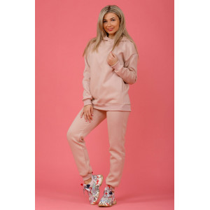 Толстовка женская 839 футер 3-х нитка с начесом пенье (последний размер) бежевый 50