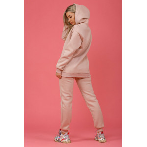 Толстовка женская 839 футер 3-х нитка с начесом пенье (последний размер) бежевый 50