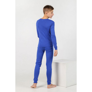 Пижама детская для мальчика "Колор-2" интерлок (последний размер) синий 164