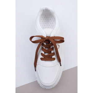 Шнурки для обуви №GL47-1 - упаковка 2 пары коричневый