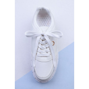 Шнурки для обуви GL47 - упаковка 5 пар белый